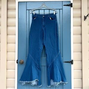 Flying Tomato Wide-leg, Flare, and Bell-bottom Jeans Women’s Size L